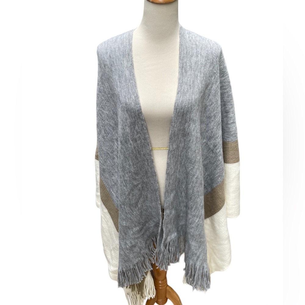 New Catherines Super Soft Block Color Wrap Shawl … - image 1